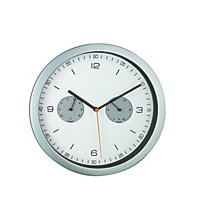 Funk-Wanduhr mit Thermometer & Hygrometer Funk-Wanduhr mit Thermometer & Hygrometer