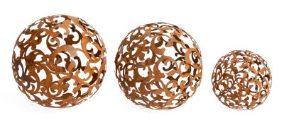 Gartenkugeln aus Metall, 3er Set jetzt bei Weltbild.de bestellen