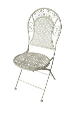 Gartenstuhl aus Metall weiss 2 Stk bestellen Weltbild.ch