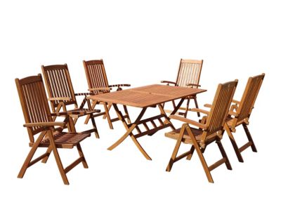 Gartenmöbel Gruppe Holz