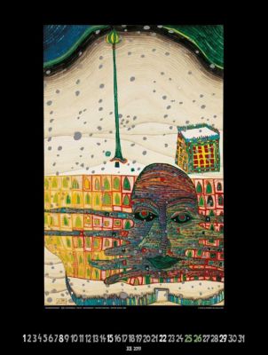 Großer-Hundertwasser-Art-Calendar-2019-Der-Klassiker