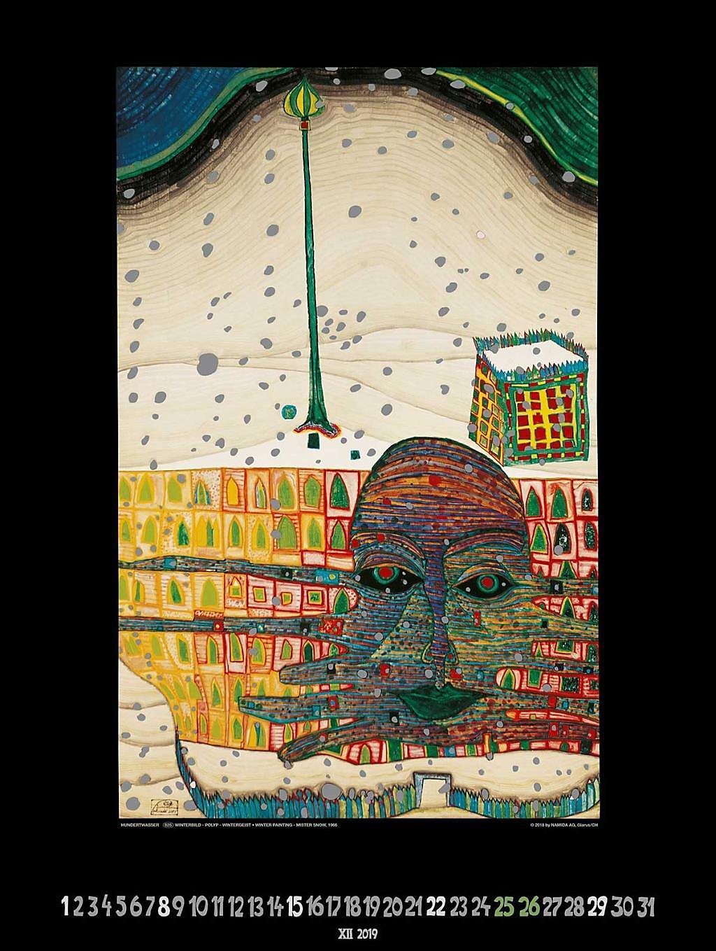 Großer Hundertwasser Art Calendar 2019 Der Klassiker PDF Epub-Ebook
