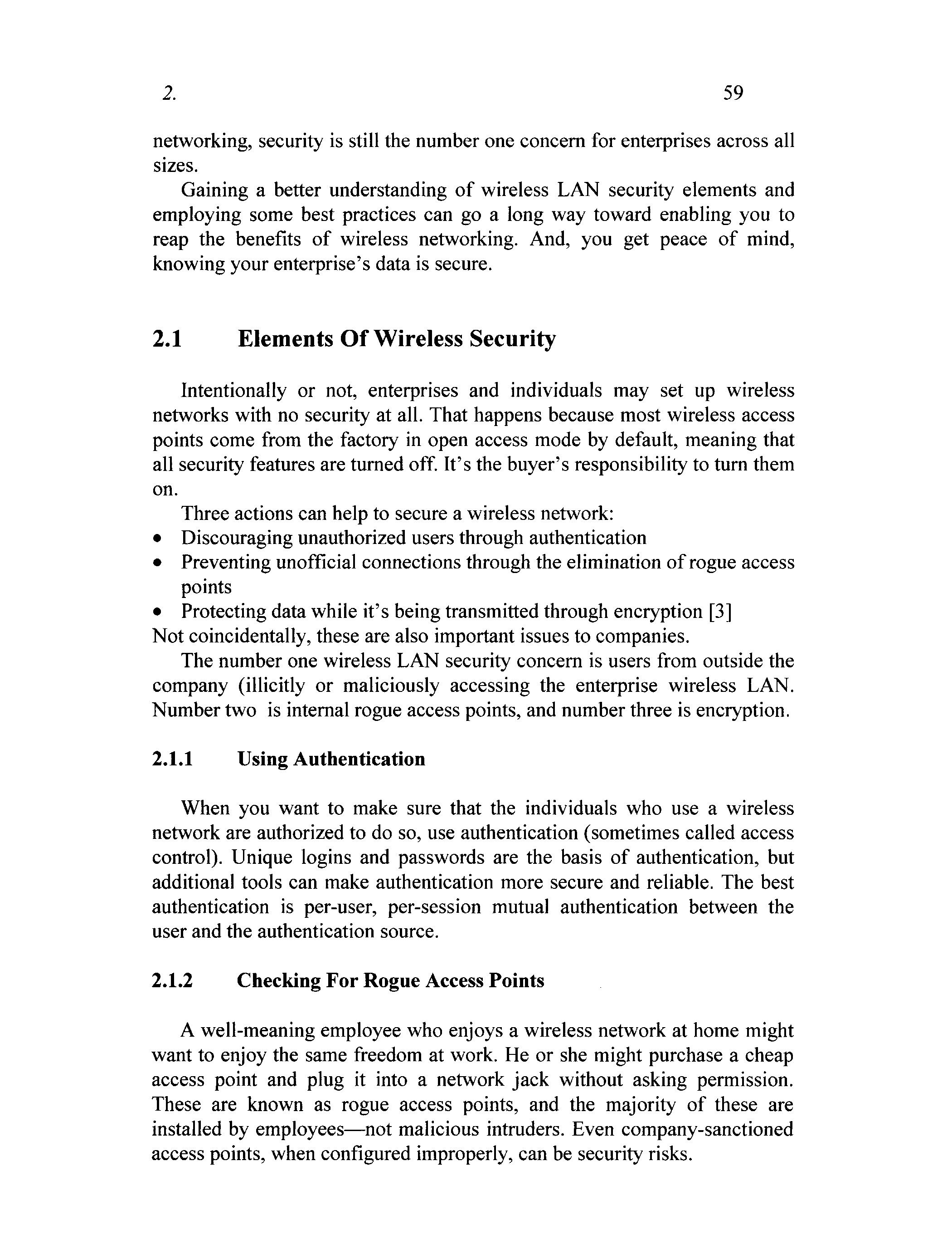 Guide to Wireless Network Security