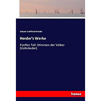 Herder's Werke Herder's Werke