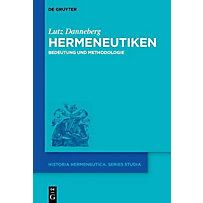 Historia Hermeneutica Series Studia: 18 Hermeneutiken Historia Hermeneutica Series Studia: 18 Hermeneutiken