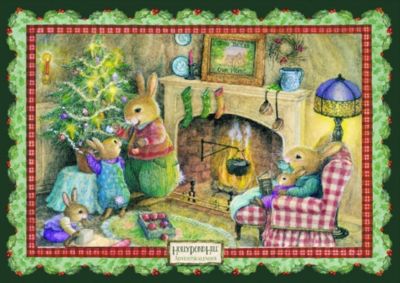 Holly Pond Hill Adventskalender Weihnachten vorm Kamin Weltbild.de