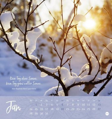 Ich wünsch dir Sonne im Herzen Postkartenkalender 2019 Kalender