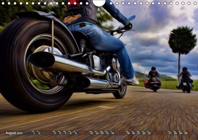 Images of Harley Davidson Wall Calendar 2019 DIN A4 