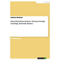 International investment - Treasury, foreign exchange and trade finance International investment - Treasury, foreign exchange and trade finance