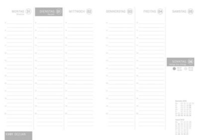 Langplaner neutral Kalender 2019 PDF