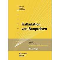 Kalkulation von Baupreisen Kalkulation von Baupreisen