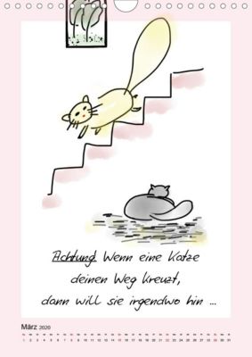 Katzen Lustige Sprüche Für Katzenmenschen Wandkalender 2020