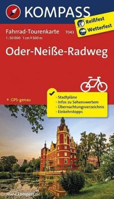 KOMPASS Fahrrad-Tourenkarte Oder-Neiße-Radweg