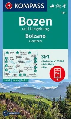 KOMPASS Wanderkarte Bozen und Umgebung, Bolzano e dintorni