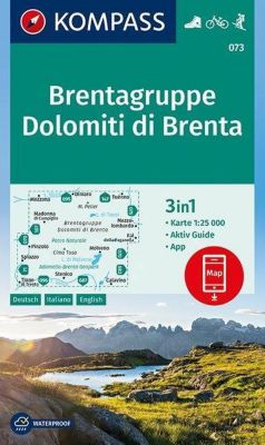 KOMPASS Wanderkarte Brentagruppe, Dolomiti di Brenta