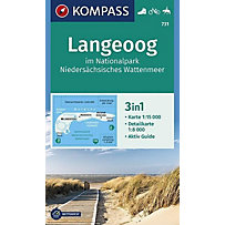 KOMPASS Wanderkarte Langeoog im Nationalpark Niedersächsisches Wattenmeer KOMPASS Wanderkarte Langeoog im Nationalpark Niedersächsisches Wattenmeer