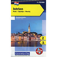 Kümmerly+Frey Outdoorkarte, Kroatien - Istrien Kümmerly+Frey Outdoorkarte, Kroatien - Istrien