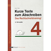 Kurze Texte zum Abschreiben 4 Kurze Texte zum Abschreiben 4