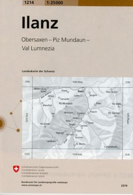 Landeskarte der Schweiz Ilanz