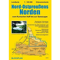 Landkarte Nord-Ostpreußens Norden Landkarte Nord-Ostpreußens Norden