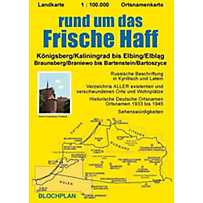 Landkarte rund um das Frische Haff Landkarte rund um das Frische Haff