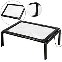 LED-Flachlupe "handfrei" LED-Flachlupe "handfrei"