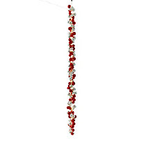 LED-Girlande Glam Silberfarben/Rot LED-Girlande Glam Silberfarben/Rot