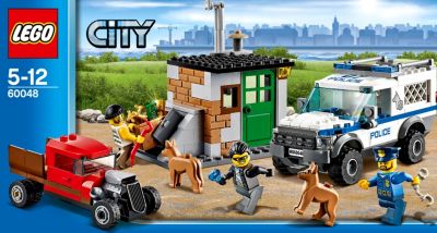 Конструктор lego city 60048 полицейский отряд с собакой