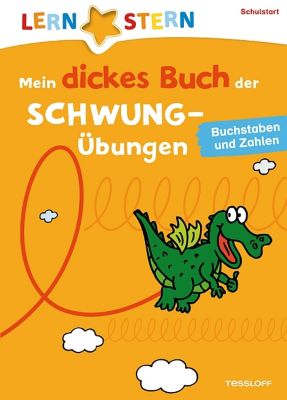 LERNSTERN Mein dickes Buch der Schwungübungen zum Schulstart - Birgit Fuchs | 