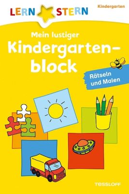 LERNSTERN Mein lustiger Kindergartenblock. Rätseln und Malen ab 3 Jahren