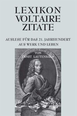 Lexikon Voltaire Zitate Buch Portofrei Bei Weltbildde Bestellen