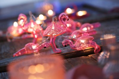 Lichterkette Flamingo mit 10 LED jetzt bei Weltbild.de bestellen