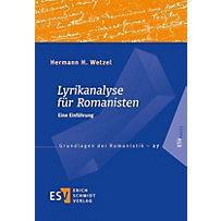 Lyrikanalyse für Romanisten Lyrikanalyse für Romanisten