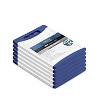 Mäser Schneidbrett-Set, 20 cm x 15 cm, Kunststoff TELESTO ® II + III 6er-Set (Farbe: Weiß / Blau) Mäser Schneidbrett-Set, 20 cm x 15 cm, Kunststoff TELESTO ® II + III 6er-Set (Farbe: Weiß / Blau)