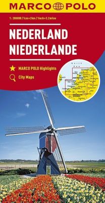 MARCO POLO Karte Niederlande 1:200 000; Nederland / Netherlands / Pays-Bas