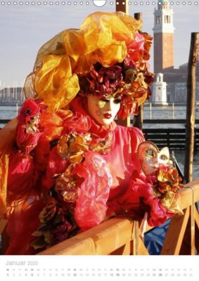 Masken Der Sehnsucht Karneval In Venedig Wandkalender 2020 Din