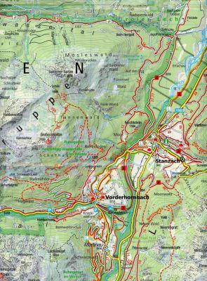 Mayr Karte Ferienregion Tiroler Lechtal, 2 Blätter Buch versandkostenfrei
