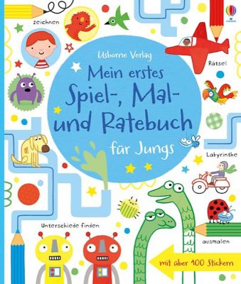 Mein erstes Spiel-, Mal- und Ratebuch für Jungs Buch ...