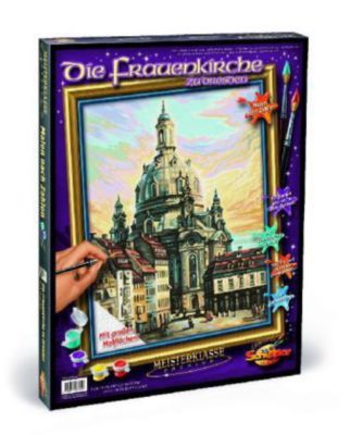 Meisterklasse Premium, Malen nach Zahlen Mal-Sets : Die Frauenkirche zu