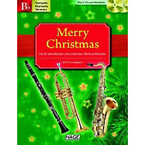 Merry Christmas, Für Trompete / B-Klarinette / Tenorsax, m. 2 Audio-CDs Merry Christmas, Für Trompete / B-Klarinette / Tenorsax, m. 2 Audio-CDs
