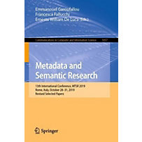 Metadata and Semantic Research Metadata and Semantic Research