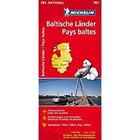 Michelin Karte Baltische Länder (Estland, Lettland und Litauen); Pays baltes Michelin Karte Baltische Länder (Estland, Lettland und Litauen); Pays baltes