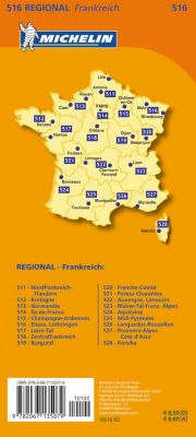 Michelin Karte Elsass, Lothringen Alsace, Lorraine jetzt kaufen