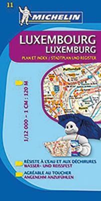 Michelin Karte Luxemburg; Luxembourg