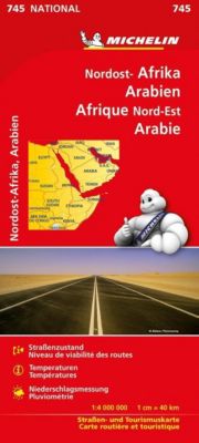 Michelin Karte Nordost-Afrika, Arabien