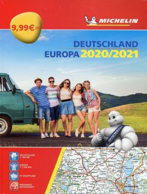 Michelin Straßenatlas Deutschland & Europa 2020/2021