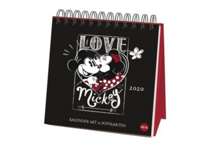 Mickey Mouse Premium Postkartenkalender 2020 Kalender