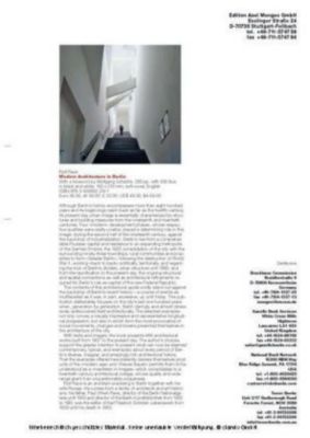 Modern Architecture In Berlin Buch Versandkostenfrei Bei Weltbild Ch