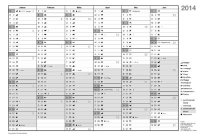 Mondkalender Die Jahresubersichten 2014 2024 Kalender Bestellen