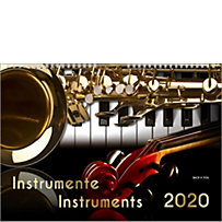 Musikinstrumente, ein Musik-Kalender 2020, DIN-A-3: Instrumente - Instruments Musikinstrumente, ein Musik-Kalender 2020, DIN-A-3: Instrumente - Instruments